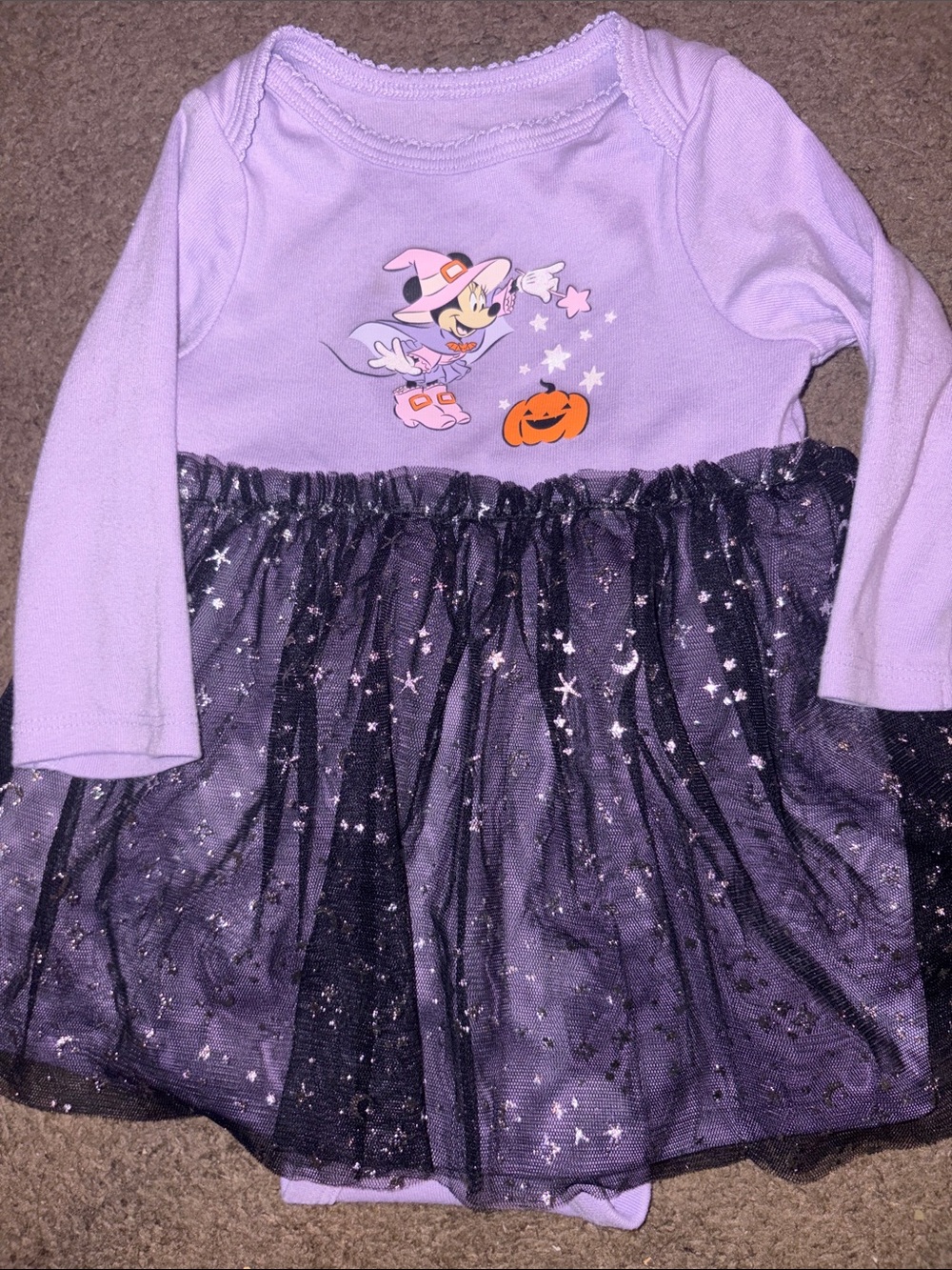 Lilac Witch Minnie Halloween Tutu Dress